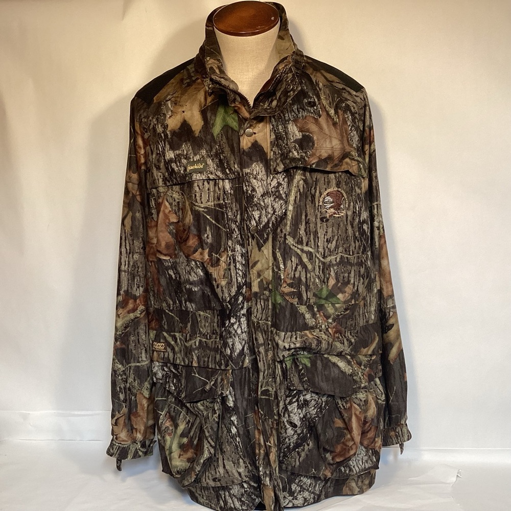 Gamehide Hunting Camouflage Jacket Mossy Oak Break Up removable hood Mens XXL